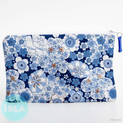 Blue Flowers Pencil Case